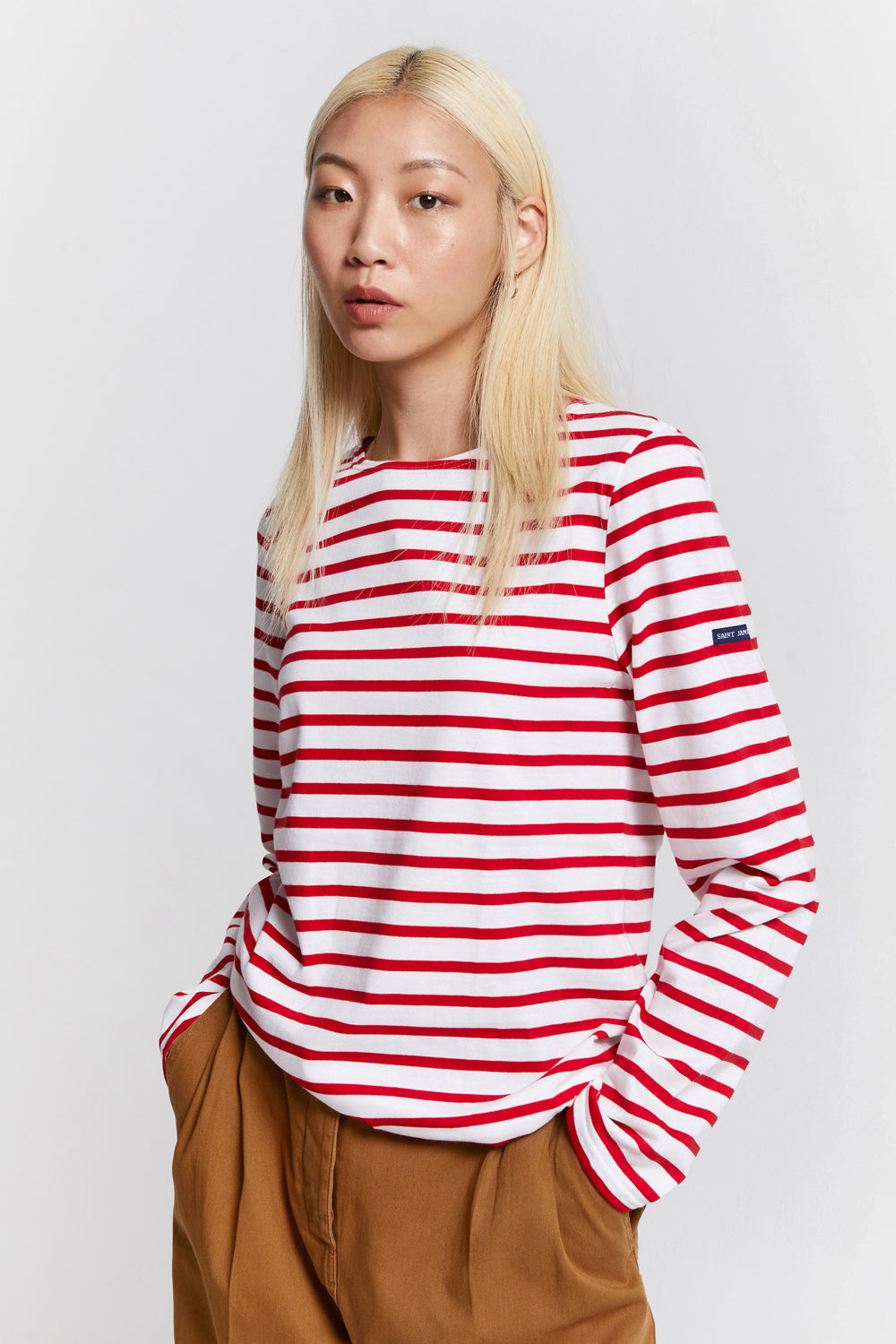 Minquiers Moderne Striped Sailor Shirt