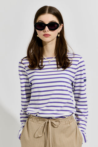 Minquiers Moderne Striped Sailor Shirt