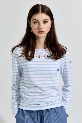 Minquiers Moderne Striped Sailor Shirt