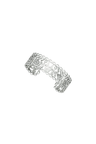 Small Filigree Cuff Silver