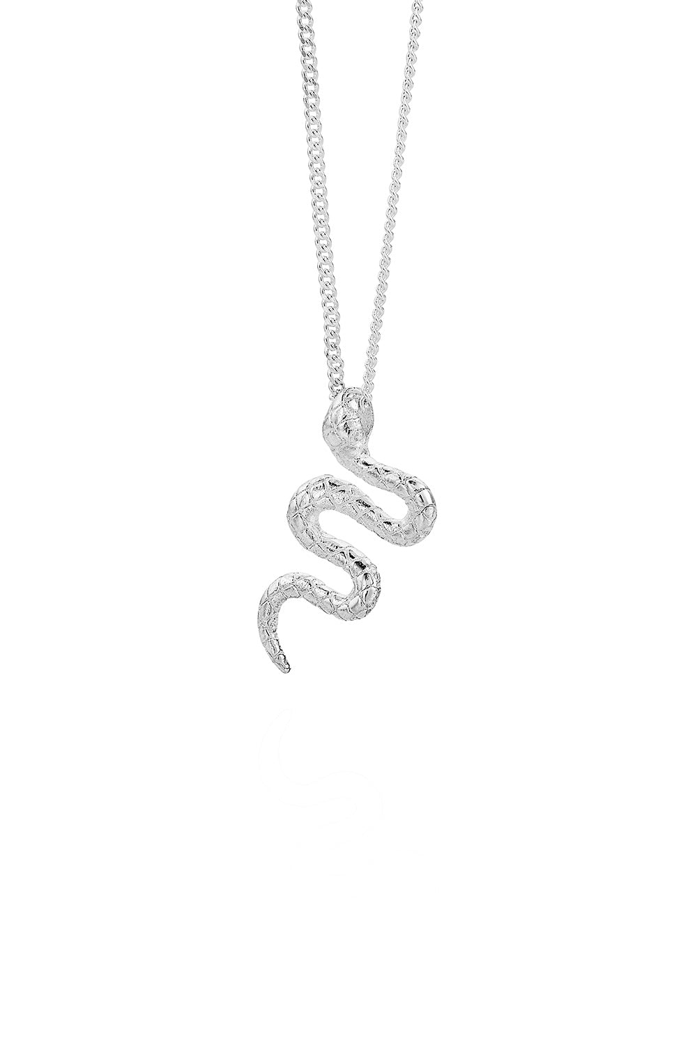 Snake Necklace Silver