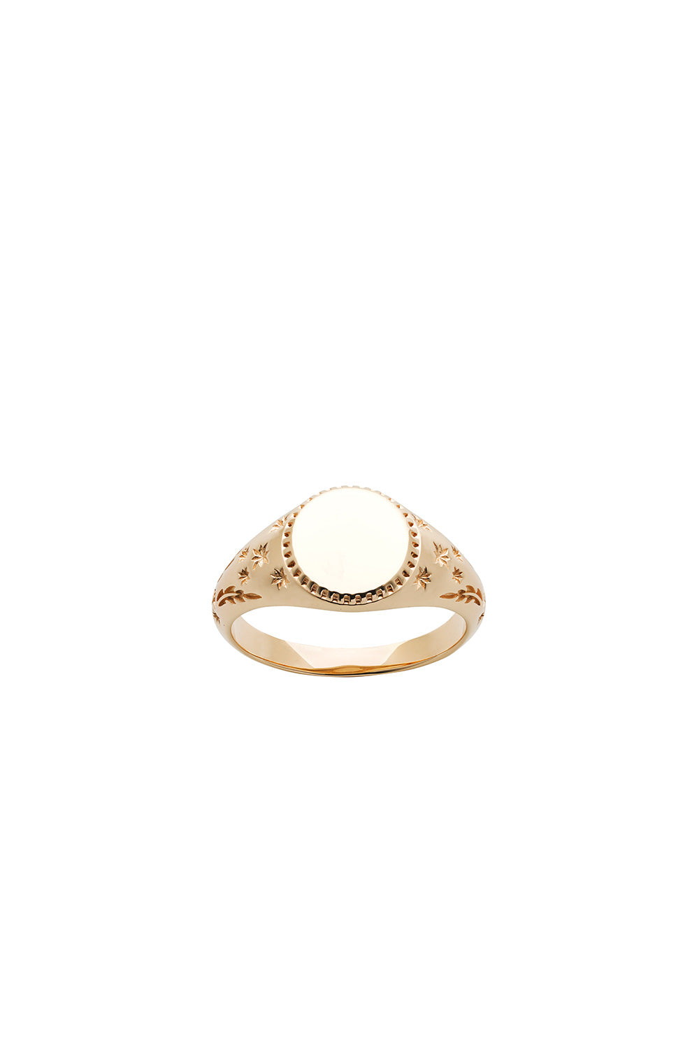 Society Signet Ring Gold