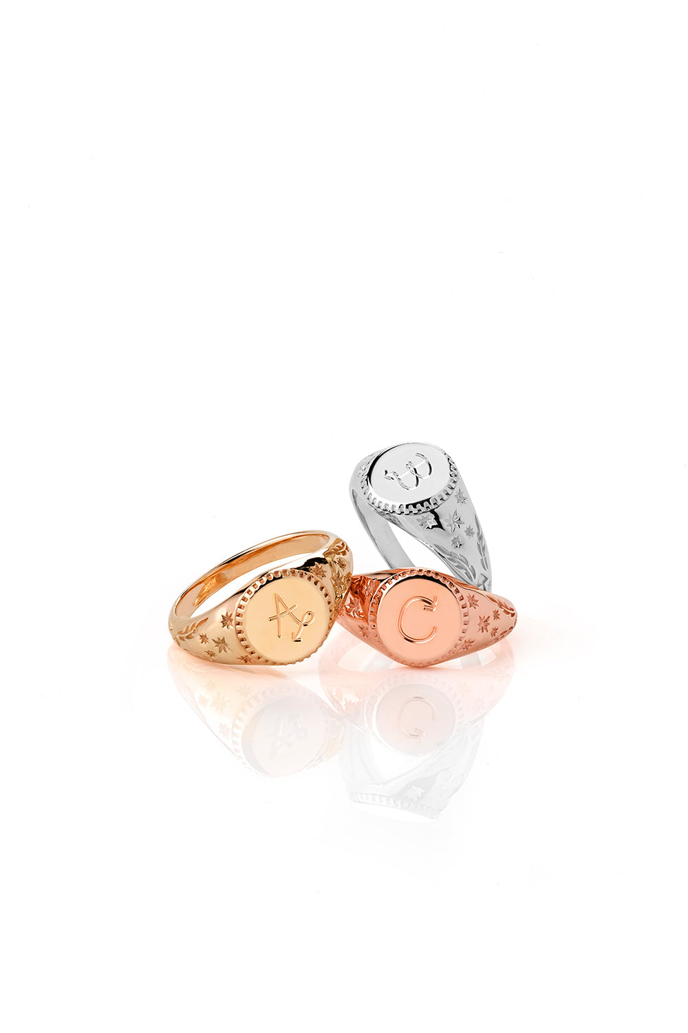 Society Signet Ring Rose Gold