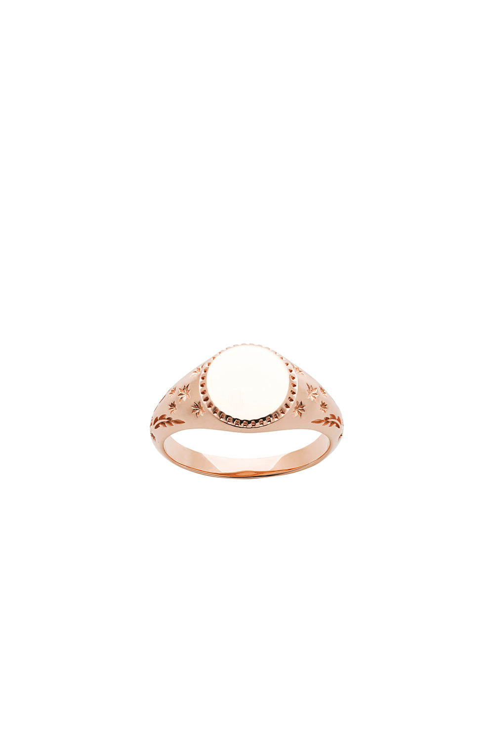 Society Signet Ring Rose Gold