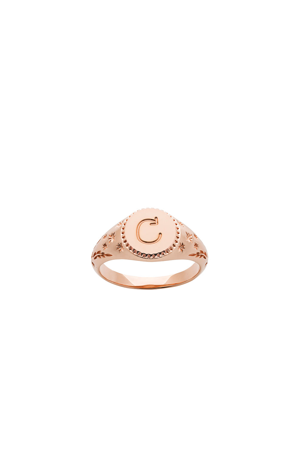 Society Signet Ring Rose Gold