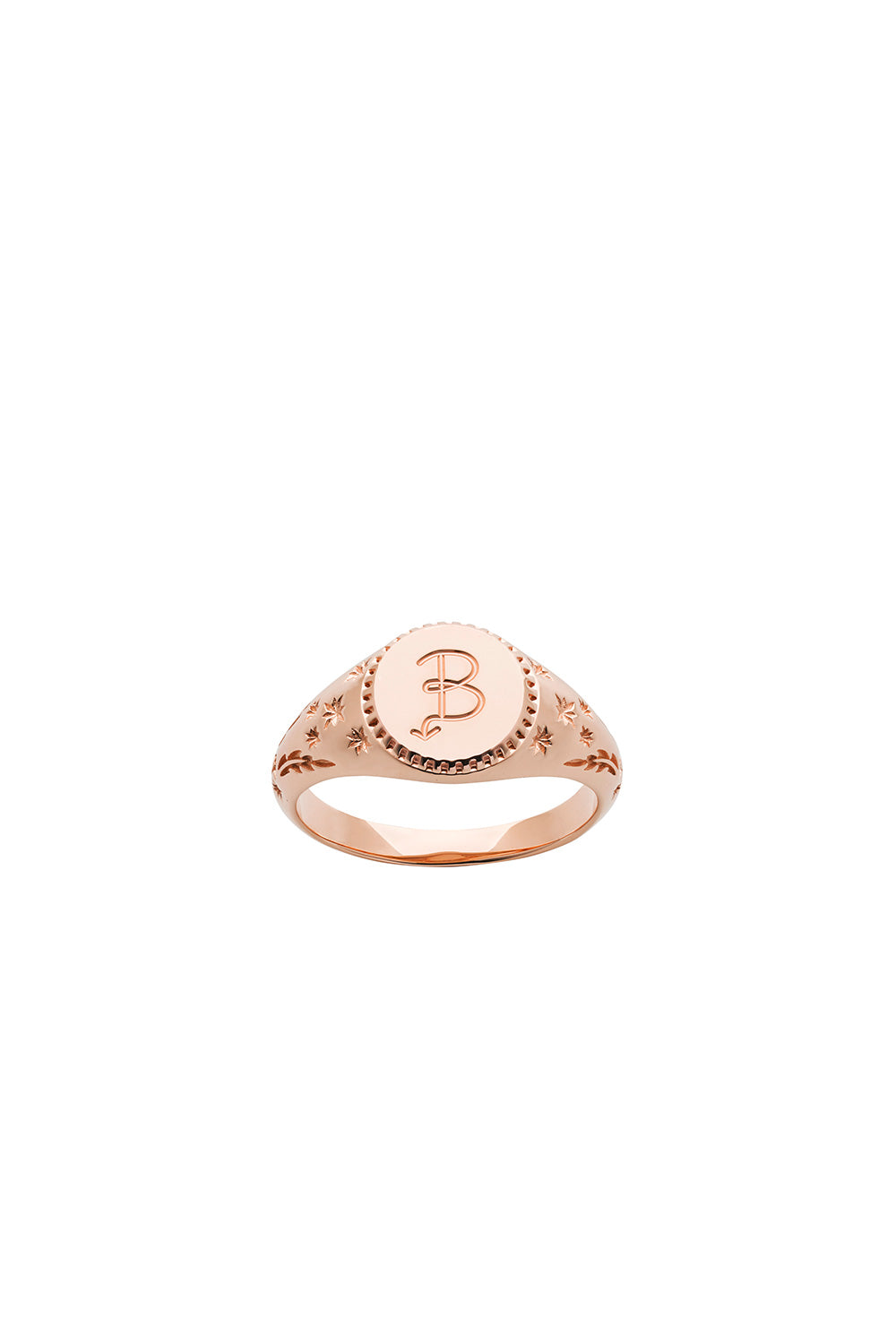 Society Signet Ring Rose Gold