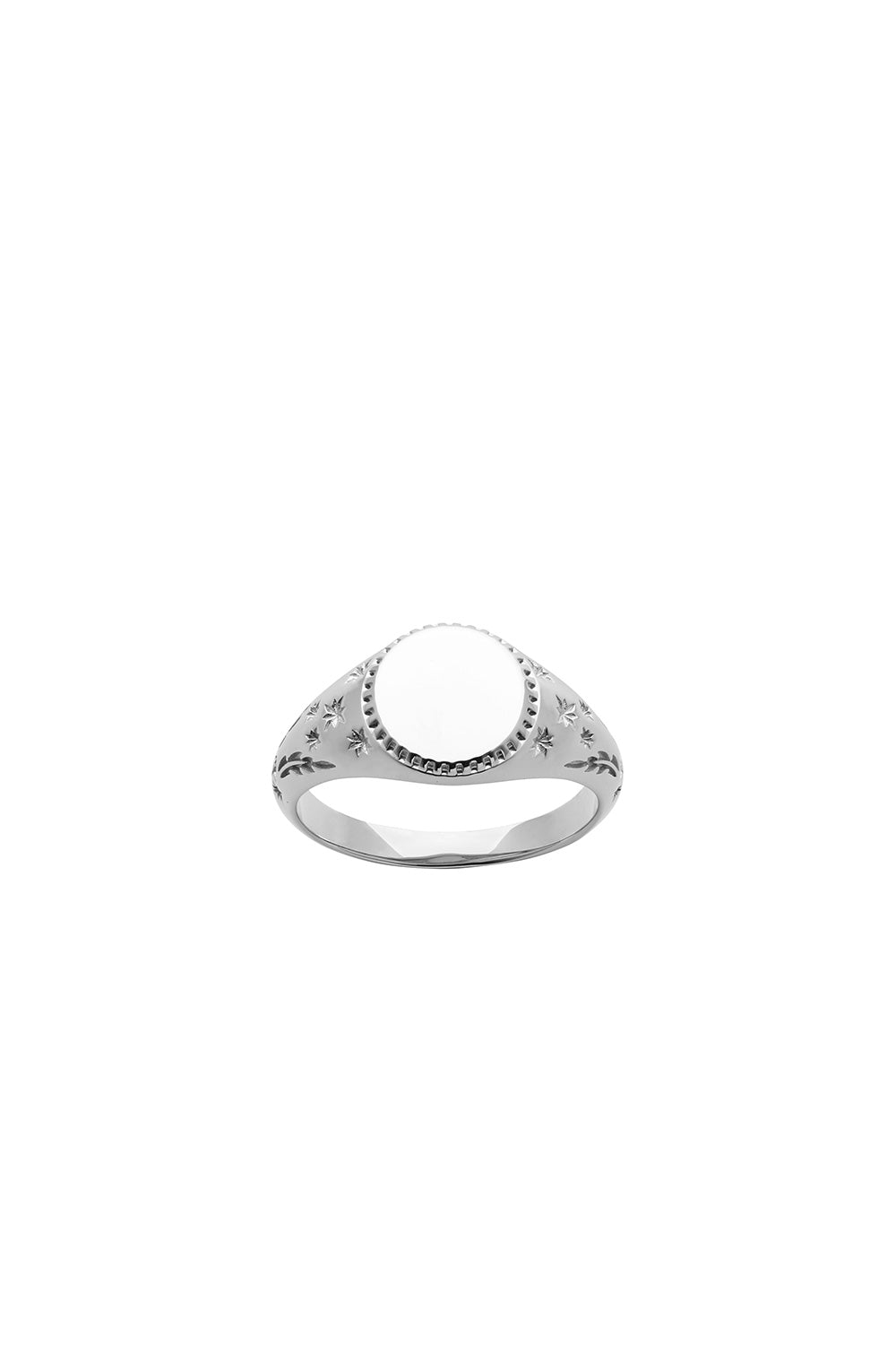 Society Signet Ring Silver