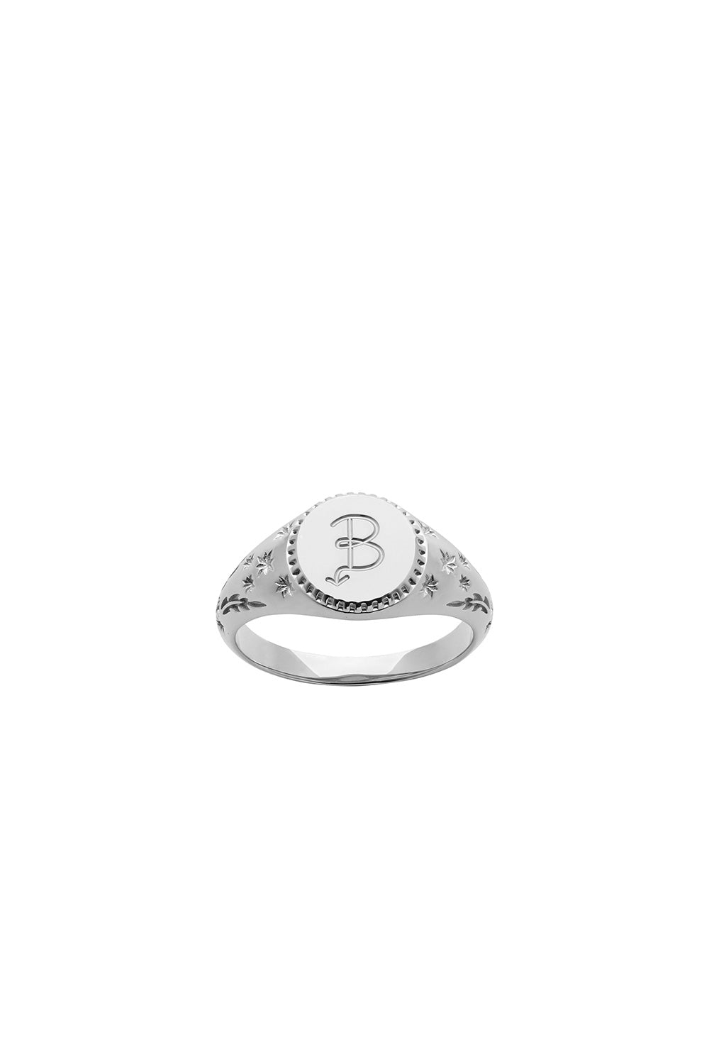 Society Signet Ring Silver