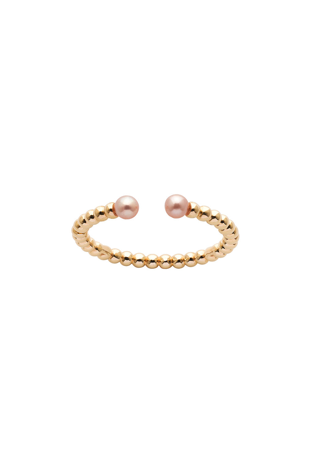 Split Wisdom Pearl Ring Gold