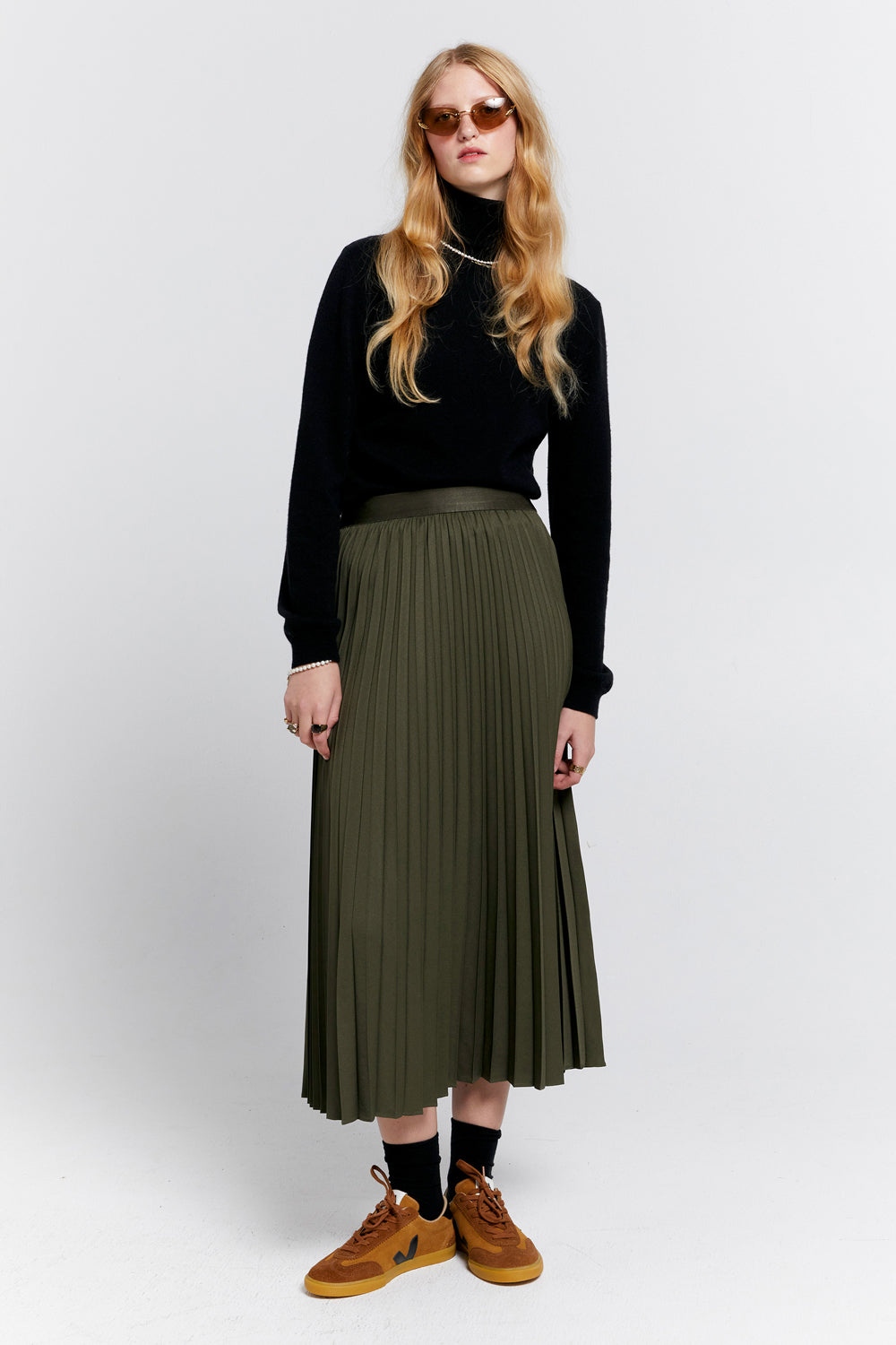 Sunray Pleated Skirt