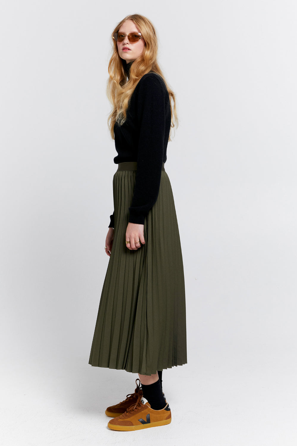 Sunray Pleated Skirt