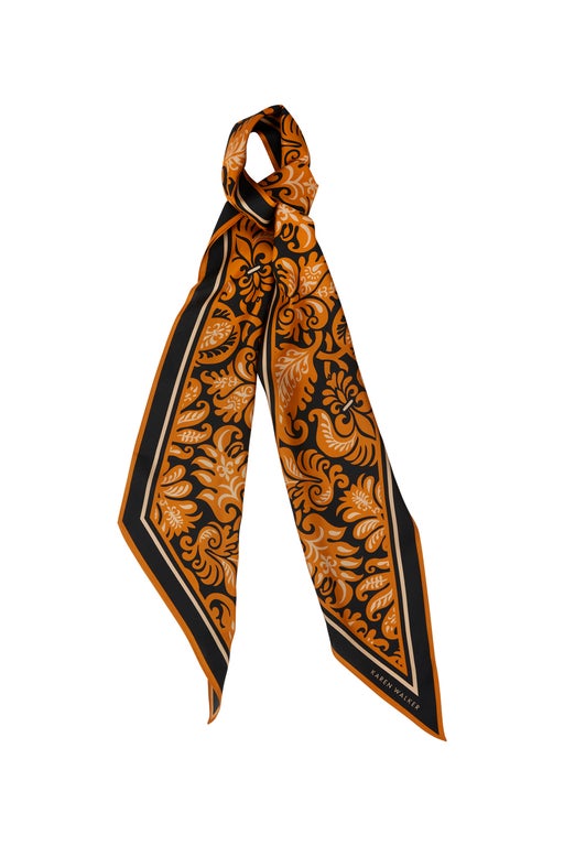 Tapestry Floral Sash Scarf