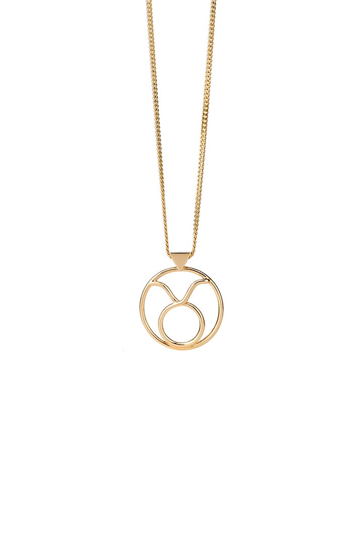 Taurus Necklace Gold