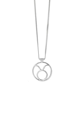 Taurus Necklace Silver