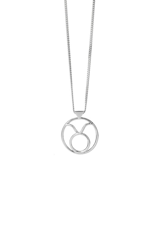 Taurus Necklace Silver