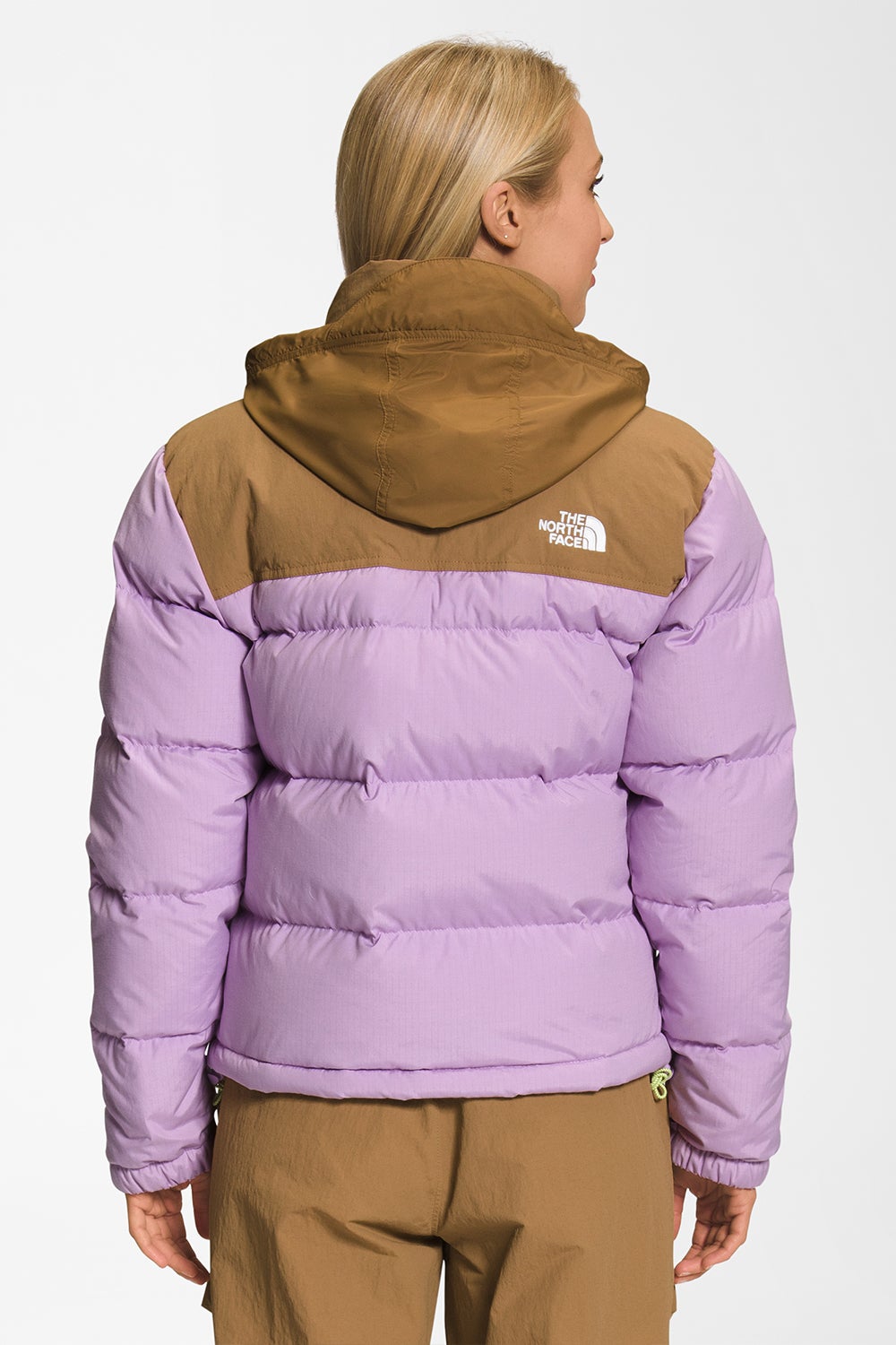 92 Low-Fi Hi-Tek Nuptse Jacket Lupine/Utility Brown