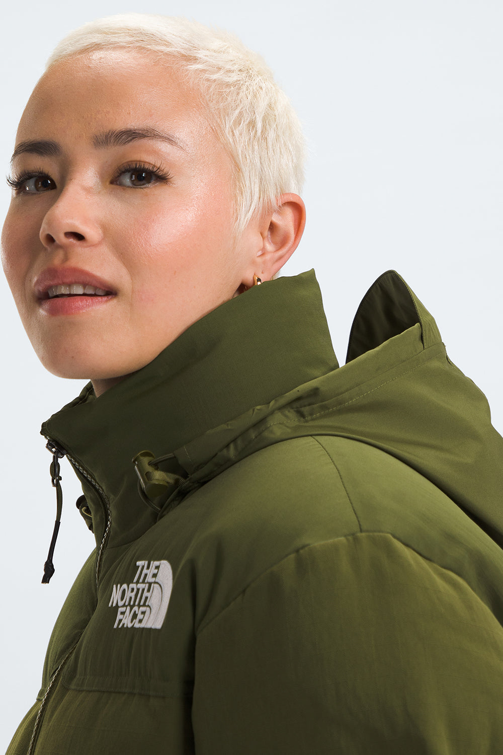 92 Ripstop Nuptse Jacket Forest Olive