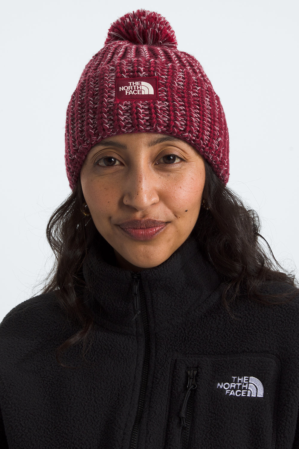 Cozy Chunky Cabin Beanie Beetroot/Mauve/Midnight Mauve/White Dune