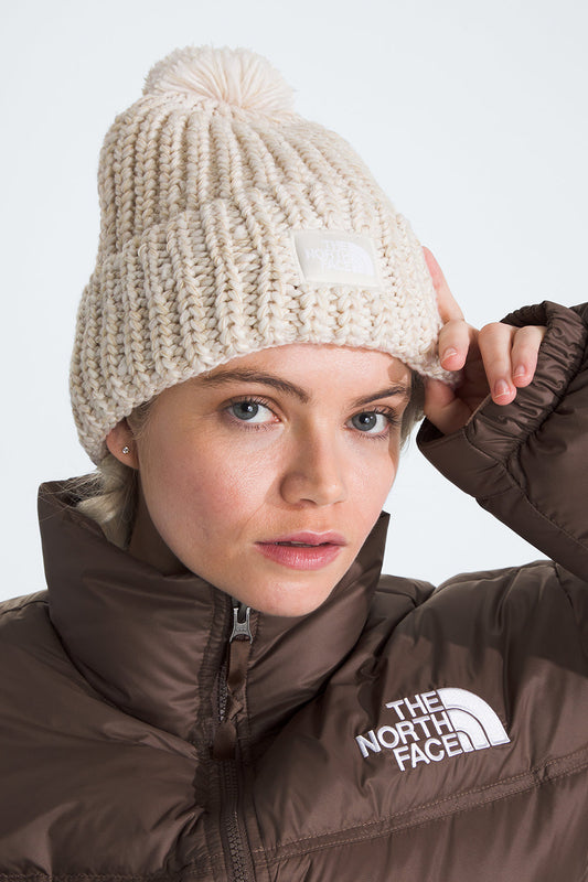 Cozy Chunky Cabin Beanie Gardenia White/Gravel/Khaki Stone