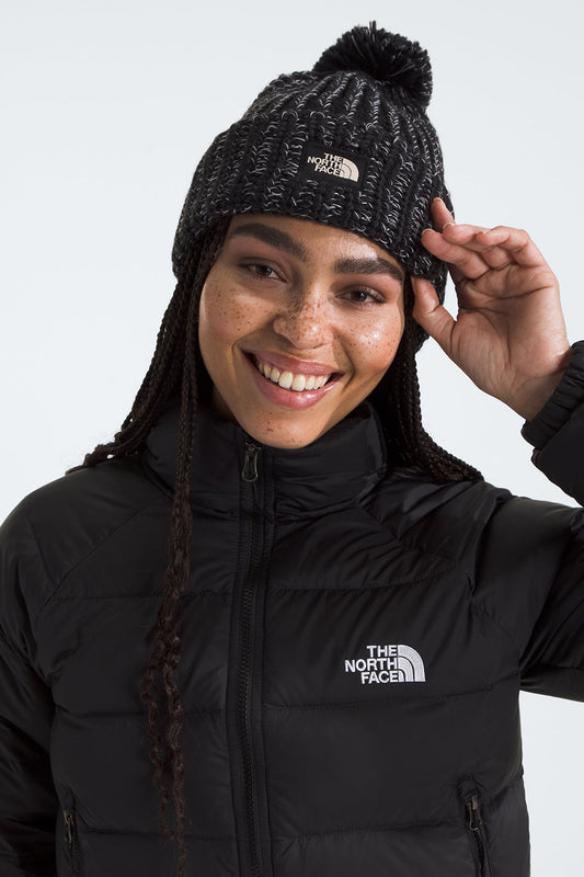 Cozy Chunky Cabin Beanie TNF Black/White Dune