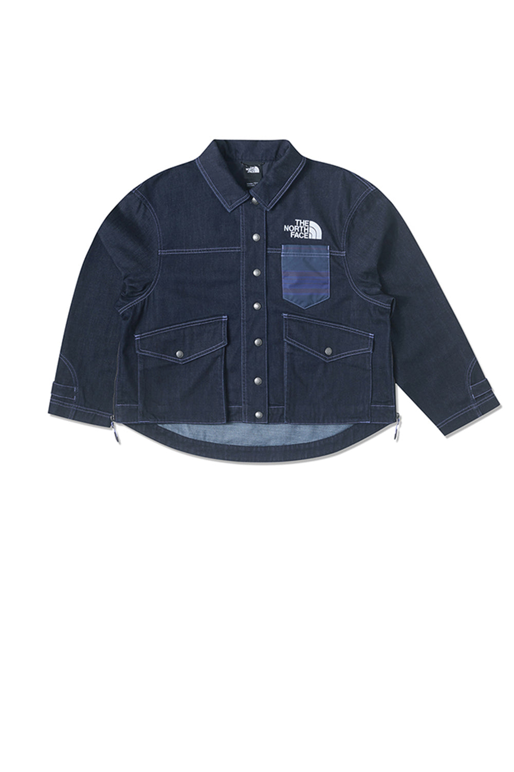 Piecework Denim Jacket Dark Indigo Denim Wash