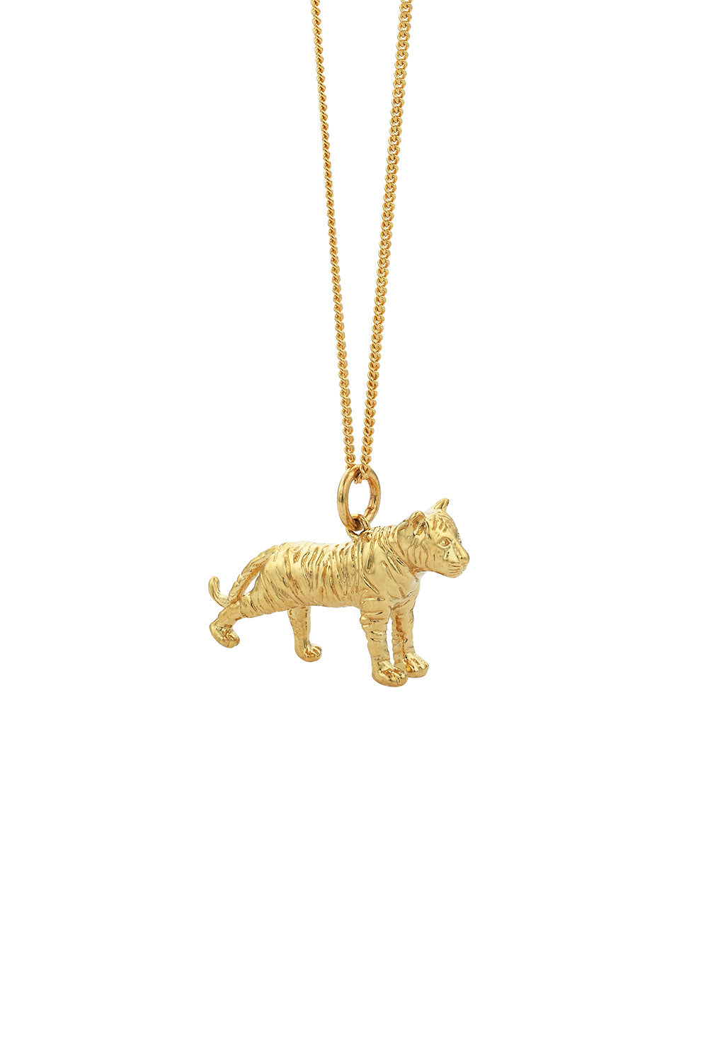 Tiger Necklace Gold