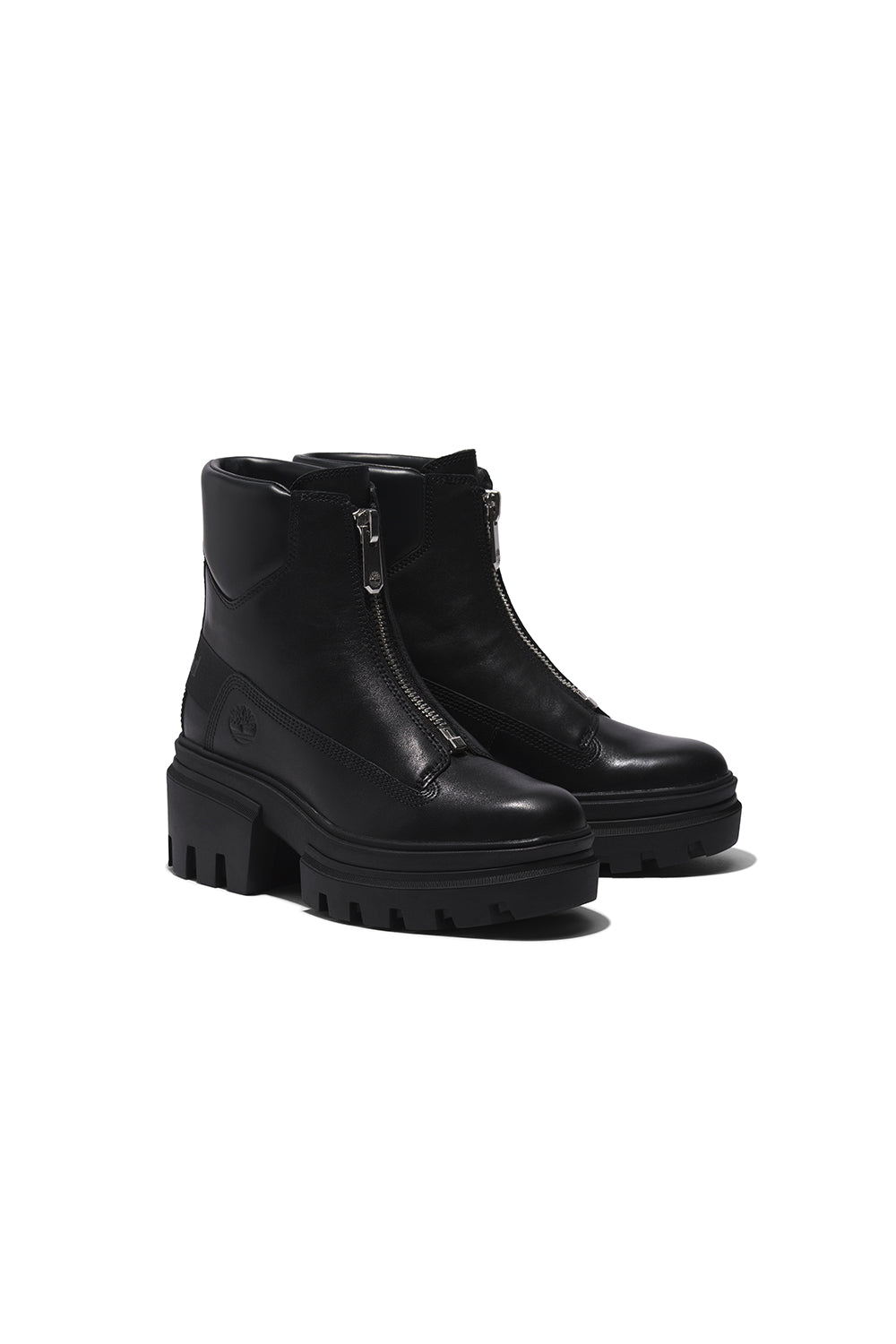 Everleigh Front Zip Boot Black Full Grain