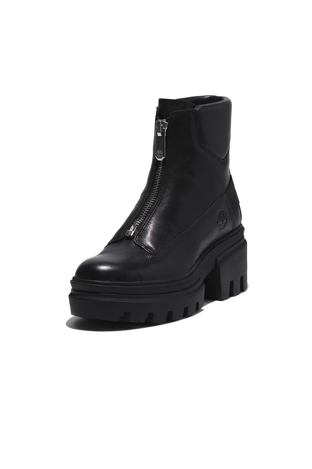 Everleigh Front Zip Boot Black Full Grain