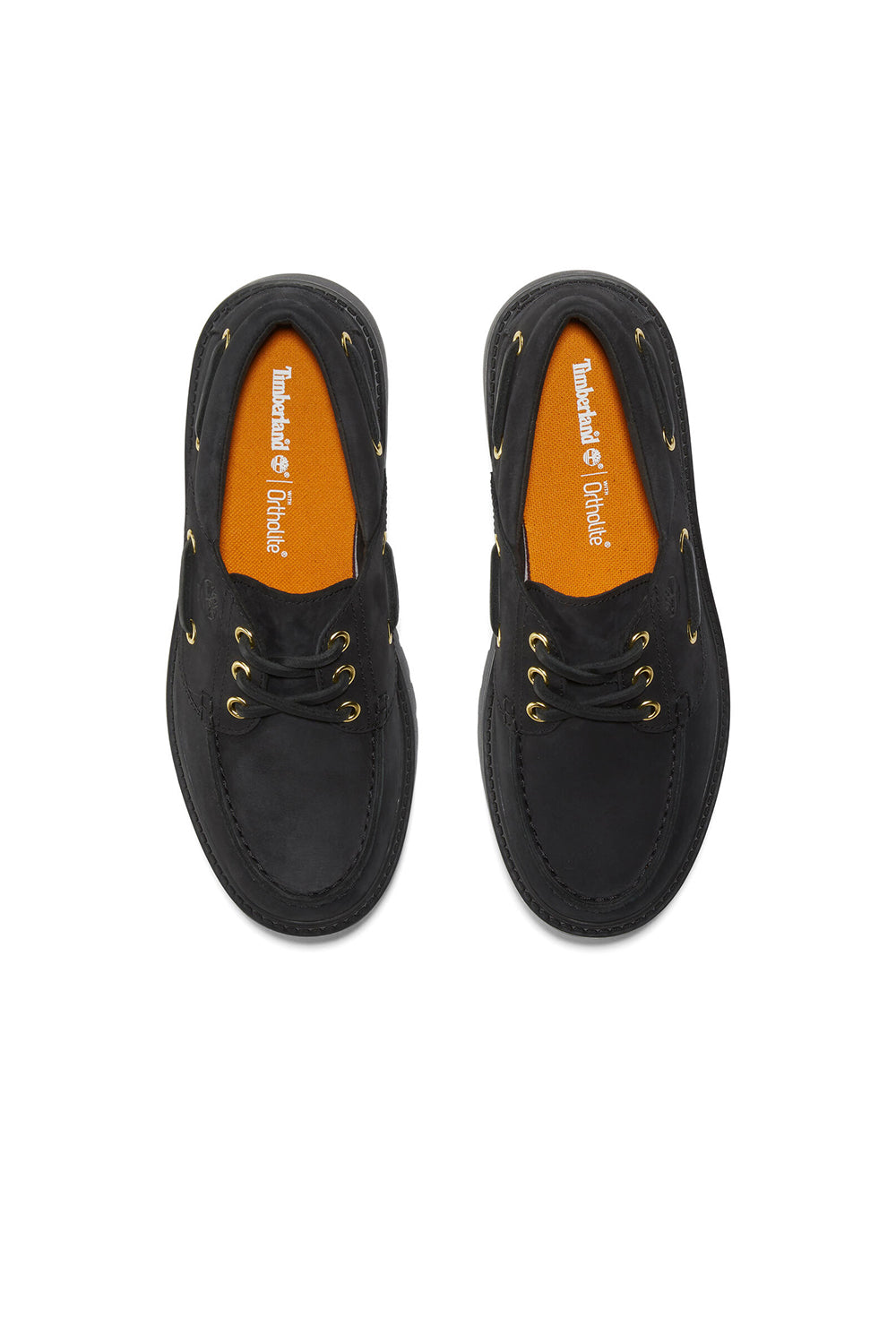 Stone Street 3-Eye Lug Boat Shoe Black