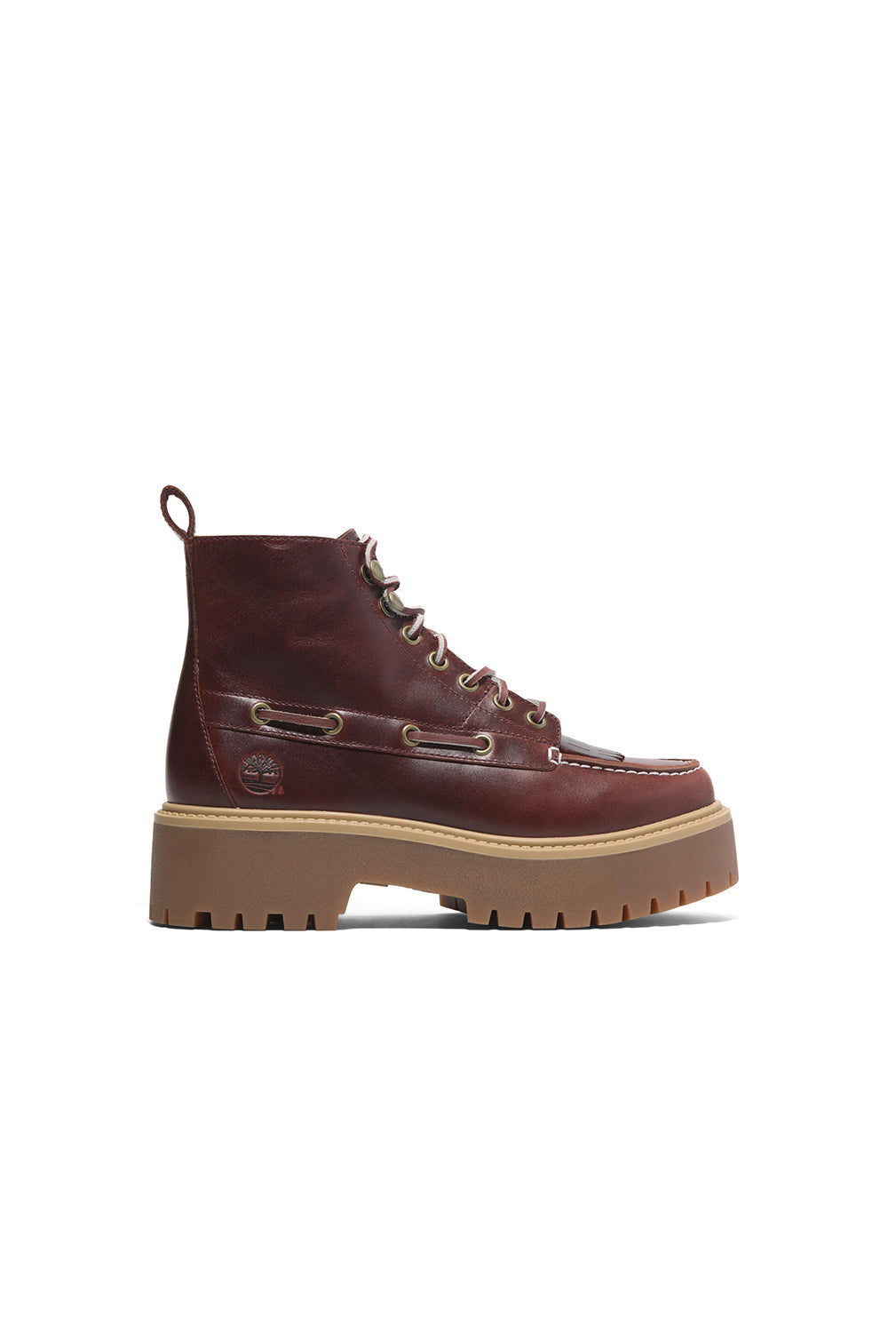 Stone Street Midi Boot Burgundy Full Grain