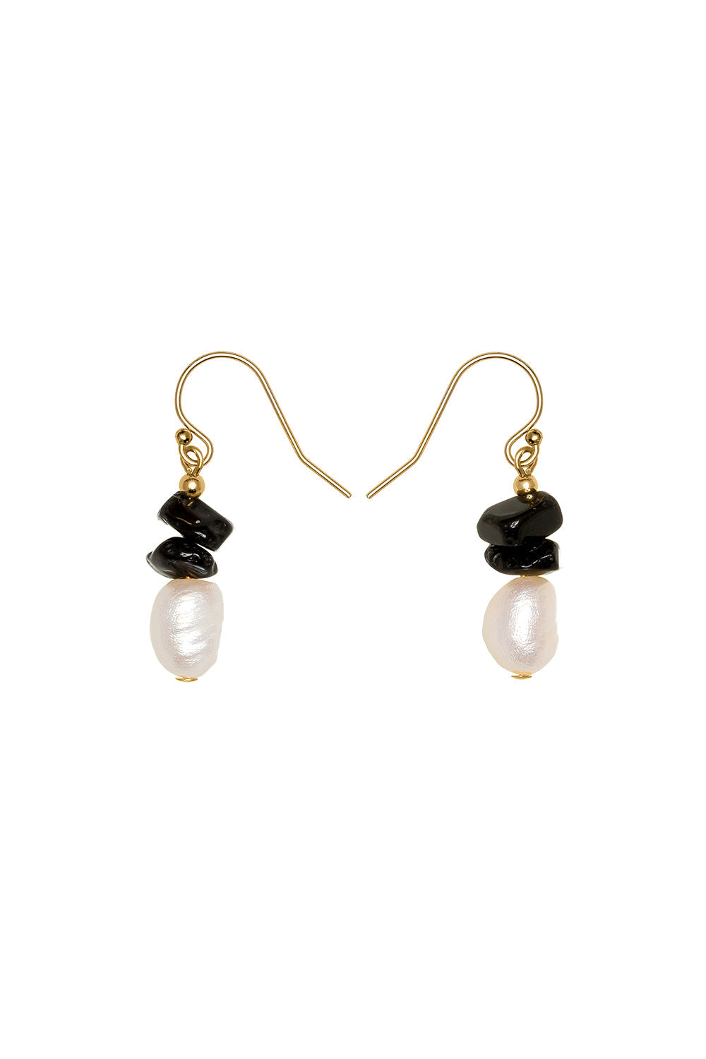 Vania Gemstone Chip Earring with Gold-Filled Bar Hook