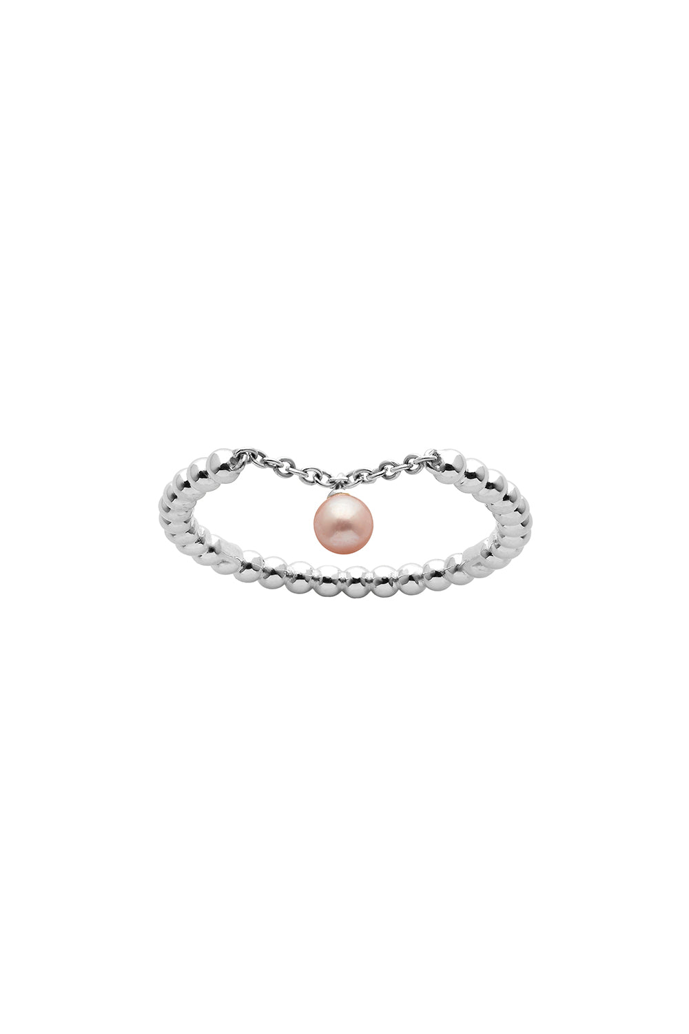 Vermeer Pearl Ring Silver