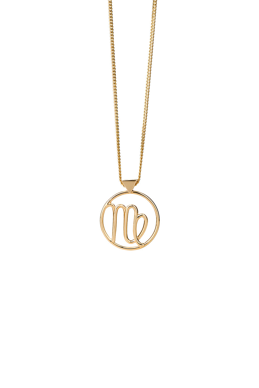 Virgo Necklace Gold