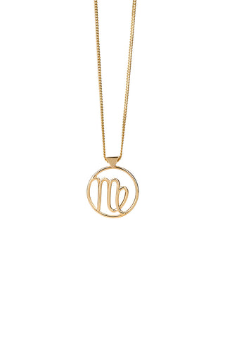 Virgo Necklace Gold