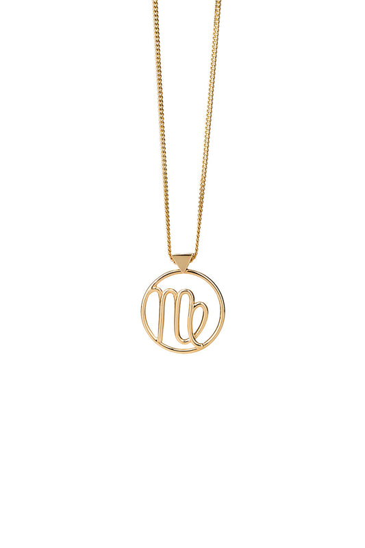 Virgo Necklace Gold