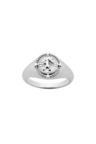 Voyager Signet Ring Silver