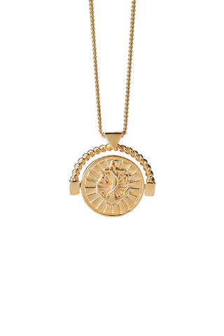 Voyager Spin Necklace Gold