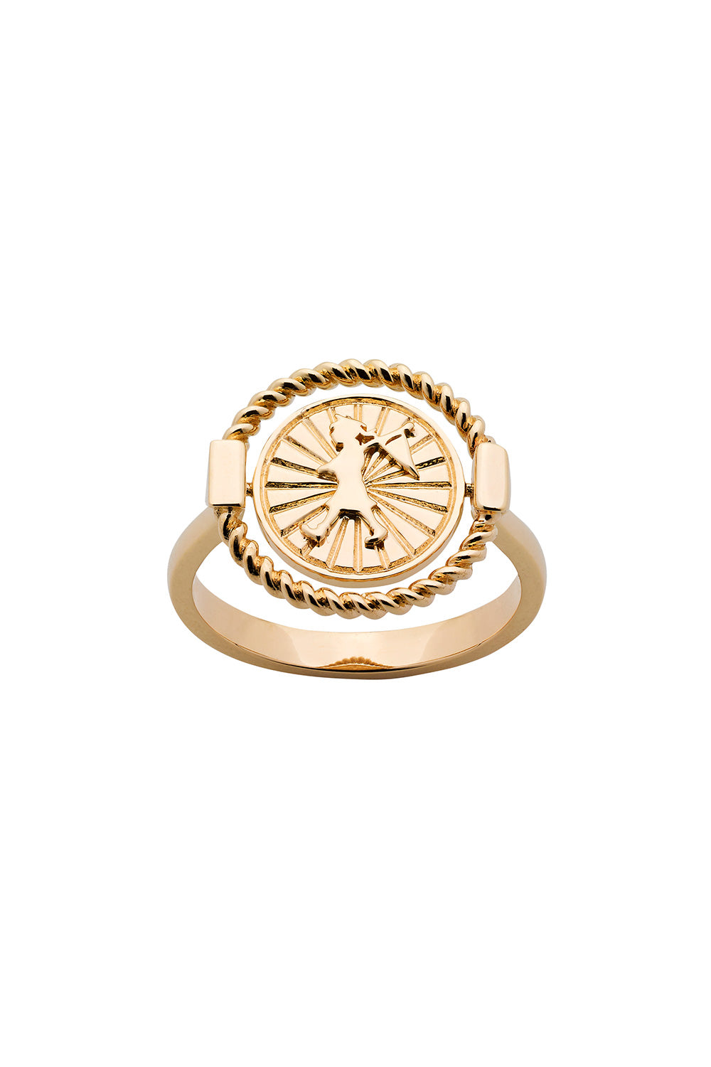 Voyager Spin Ring Gold