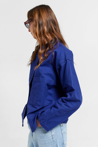 Oversized Twill Workwear Jacket