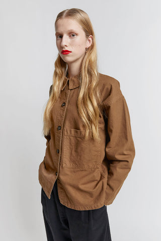 Oversized Twill Workwear Jacket