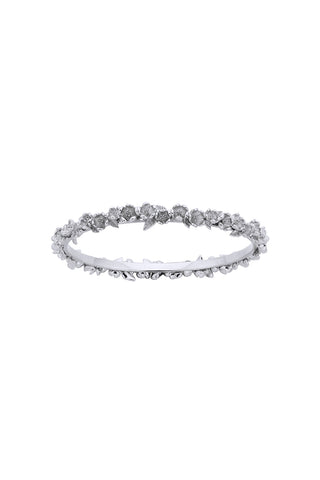 Wreath Bangle Silver 63mm