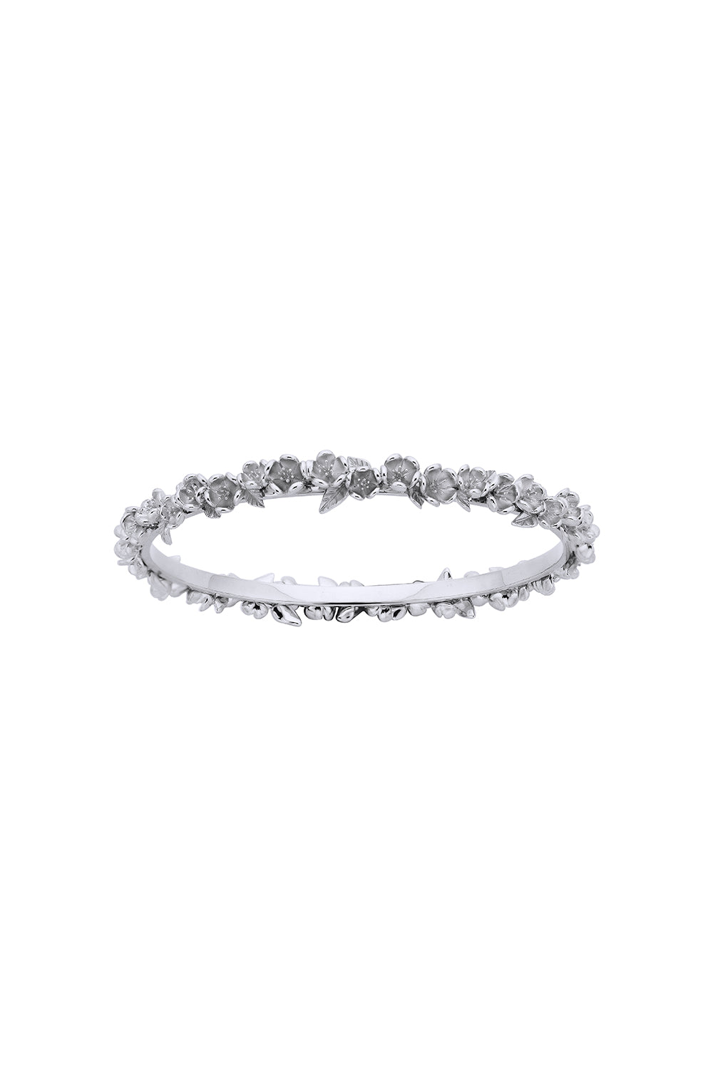 Wreath Bangle Silver