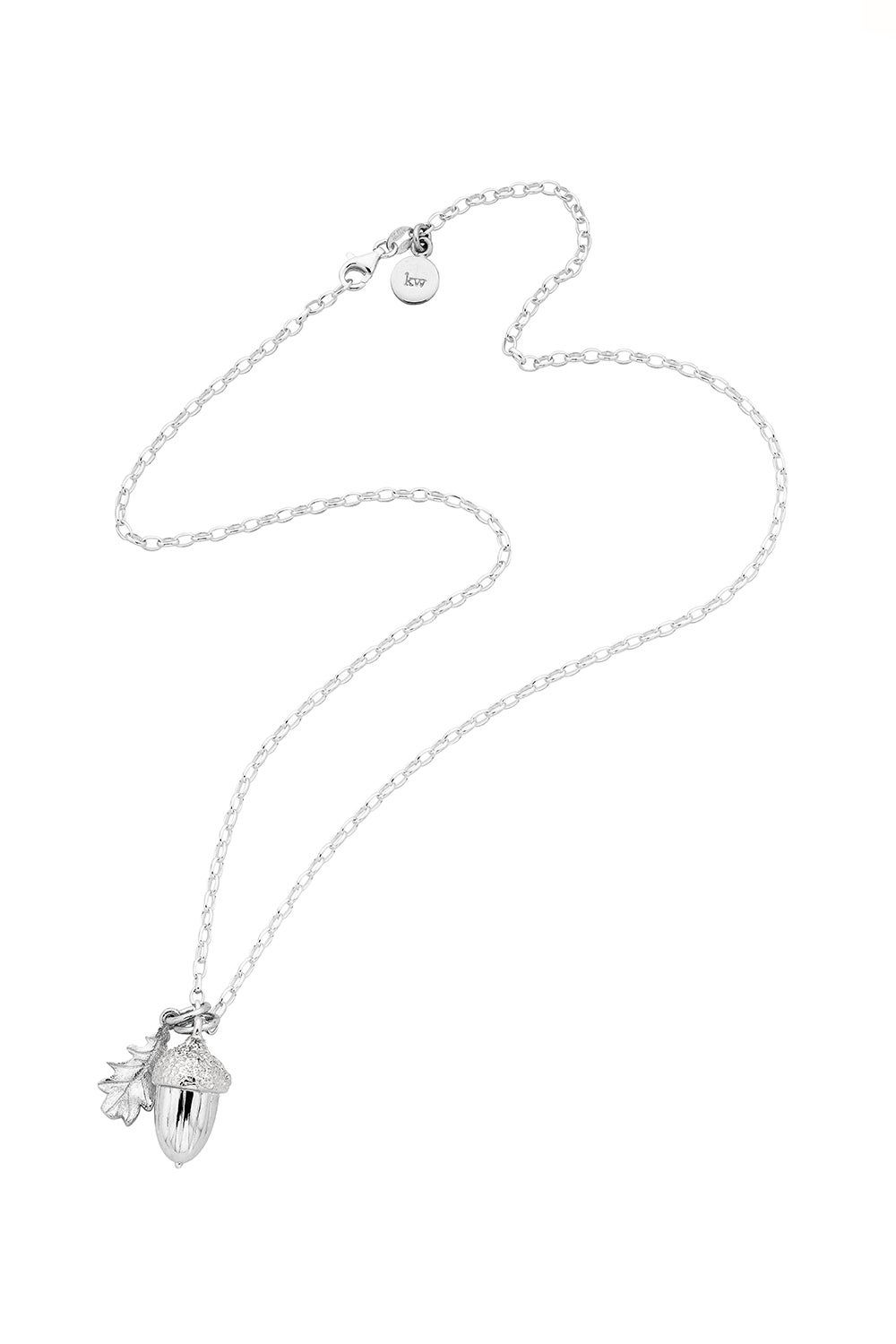 Karen walker acorn and leaf clearance necklace