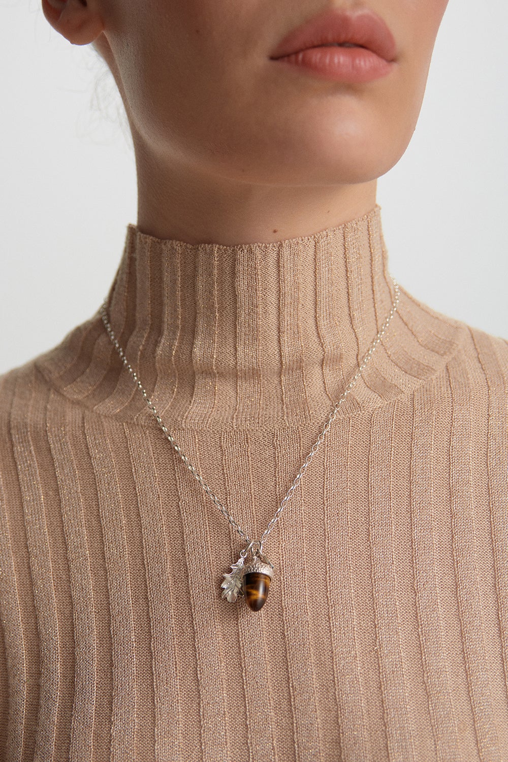 Karen walker acorn 2025 and leaf necklace