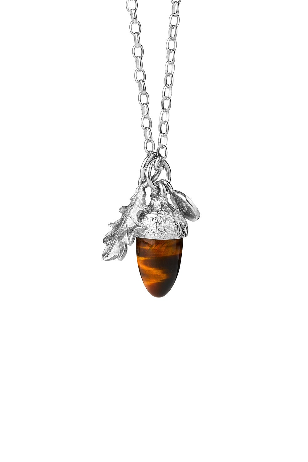 Karen walker acorn and sale leaf necklace