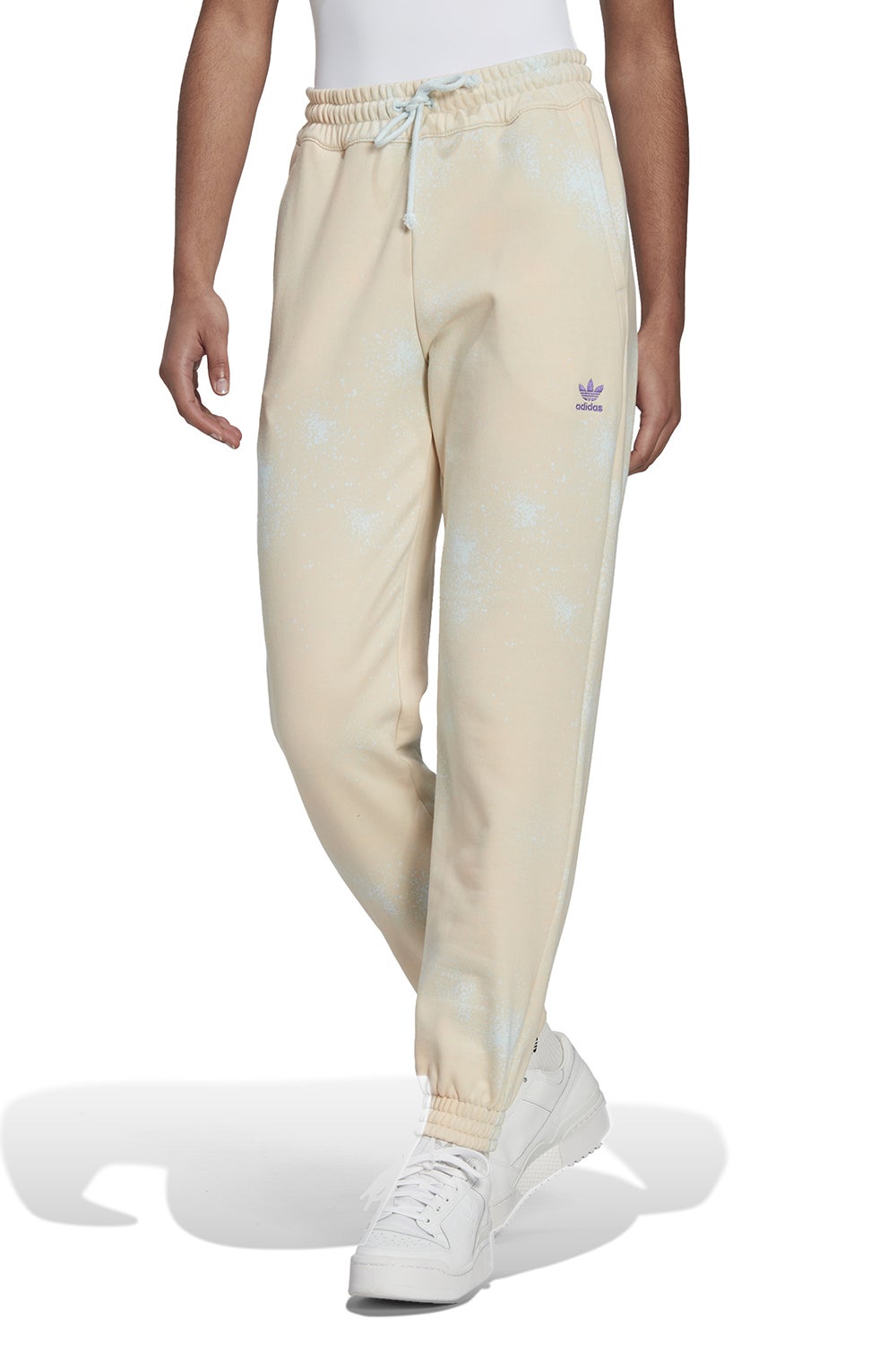 Adidas originals adibreak cuffed outlet track pants in beige