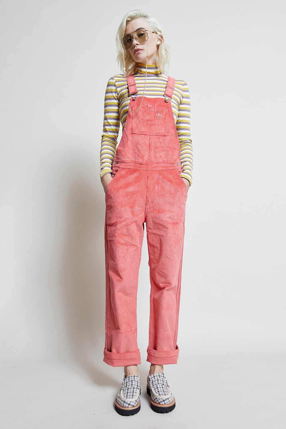 adidas corduroy overalls