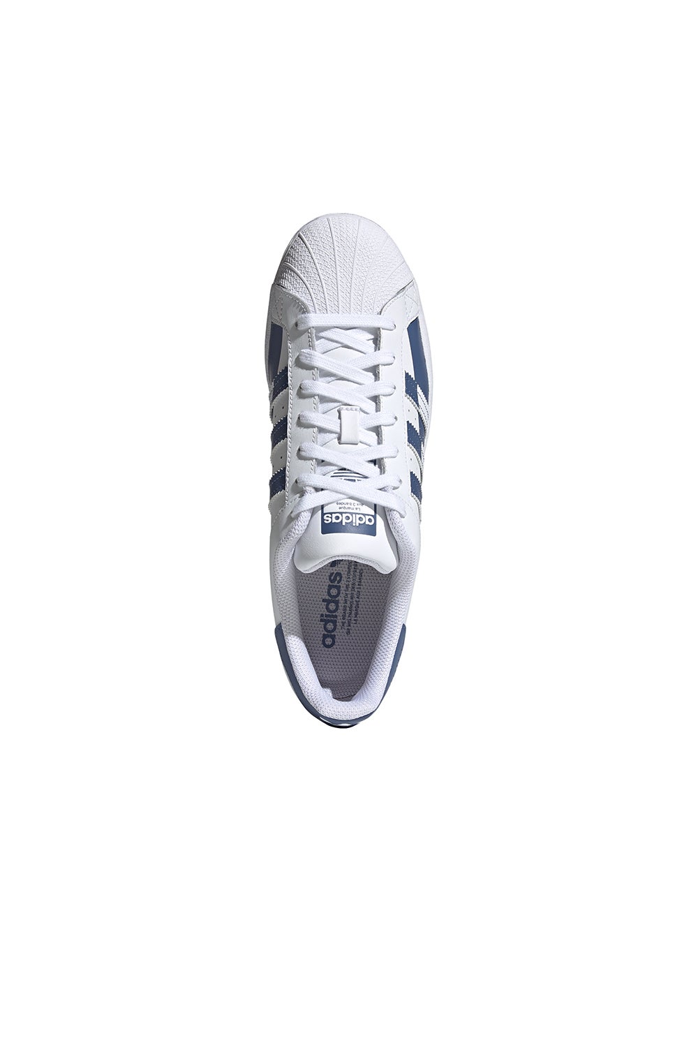 white blue adidas superstar