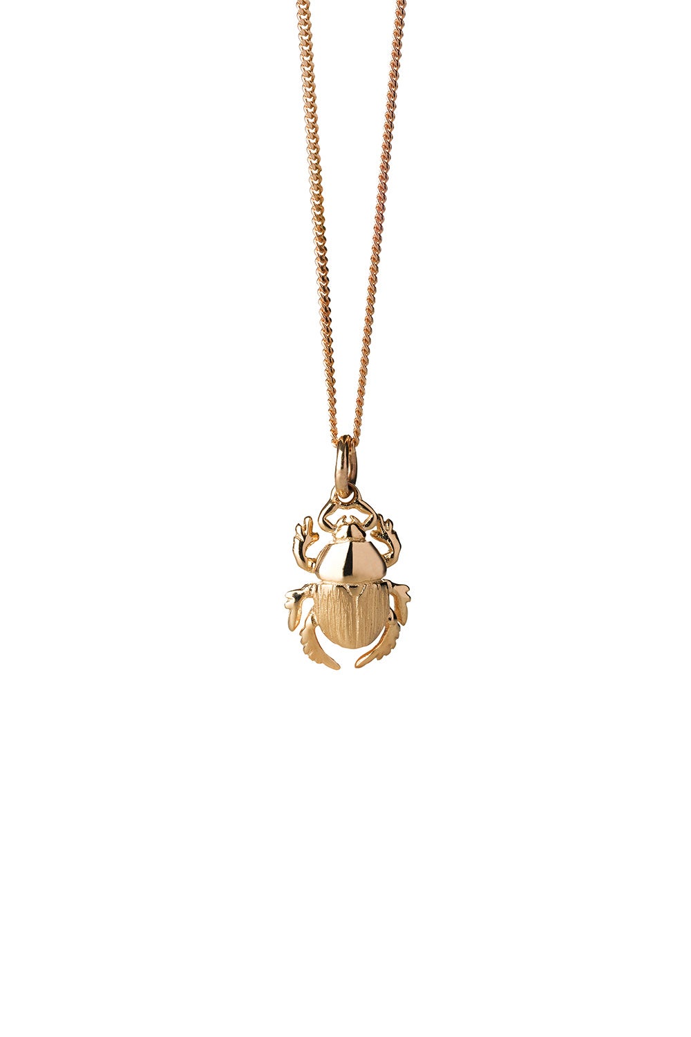 Gold on sale beetle pendant