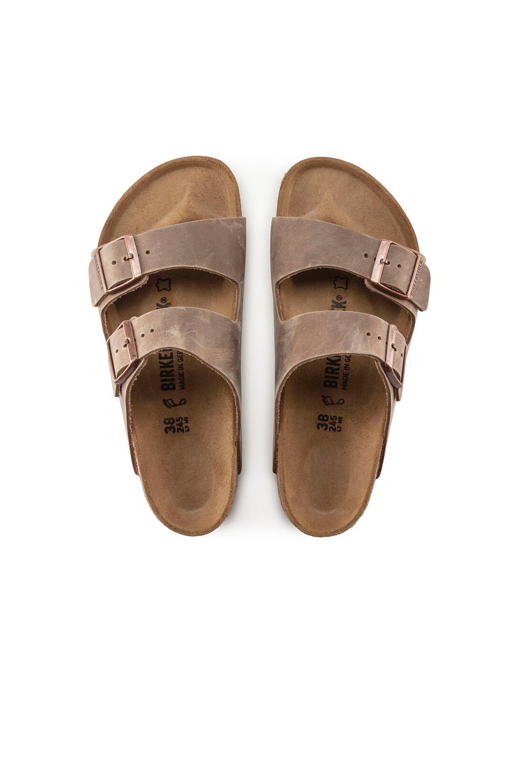 Arizona oiled discount leather slide sandal